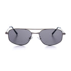 [ Orpheus ] Slim Metal Navigator Sunglasses : Black/Silver