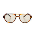 [ Hyperion ] Double-Bridge Aviator Sunglasses : Light Green