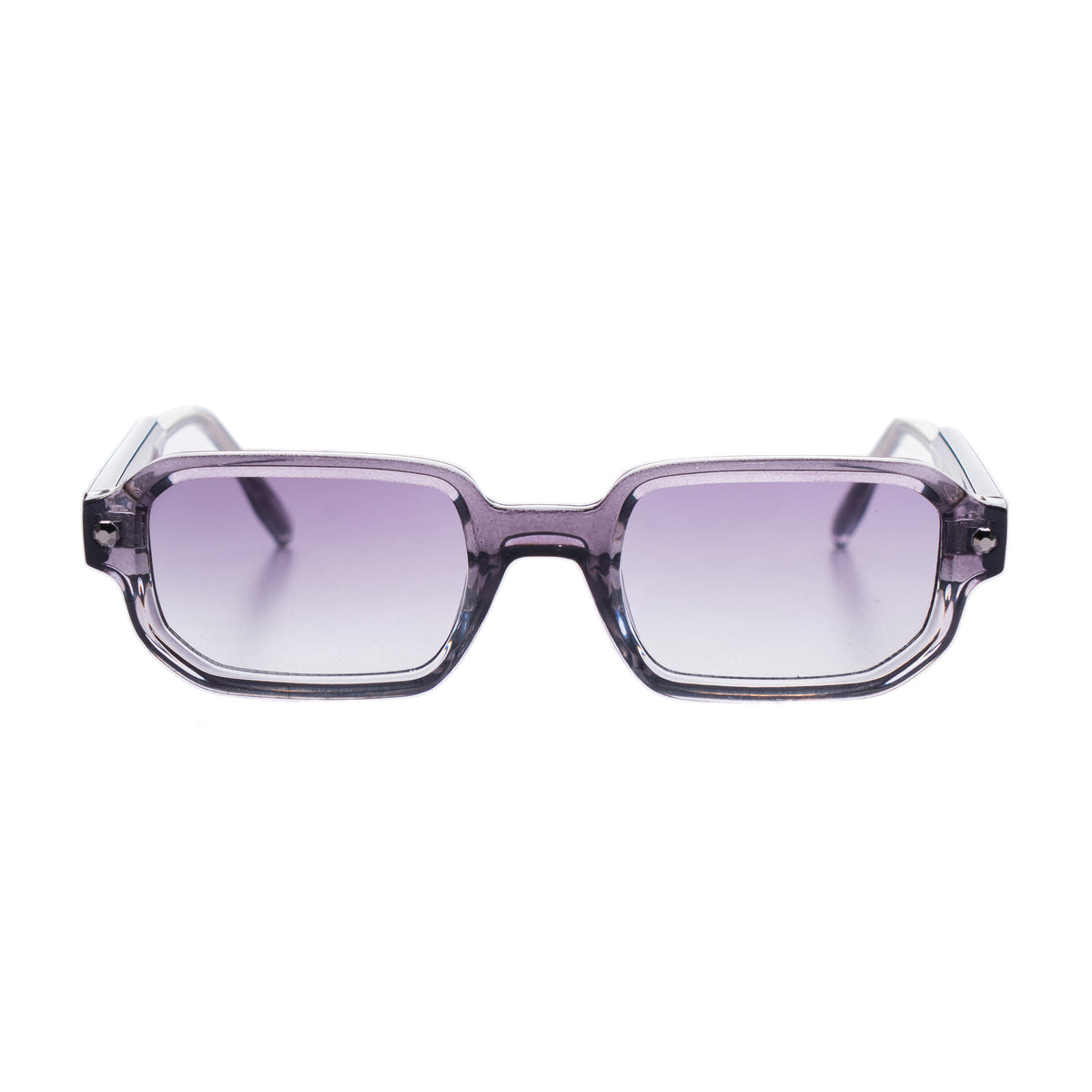 [ Prometheus ] Classic Rectangular Sunglasses : Purple