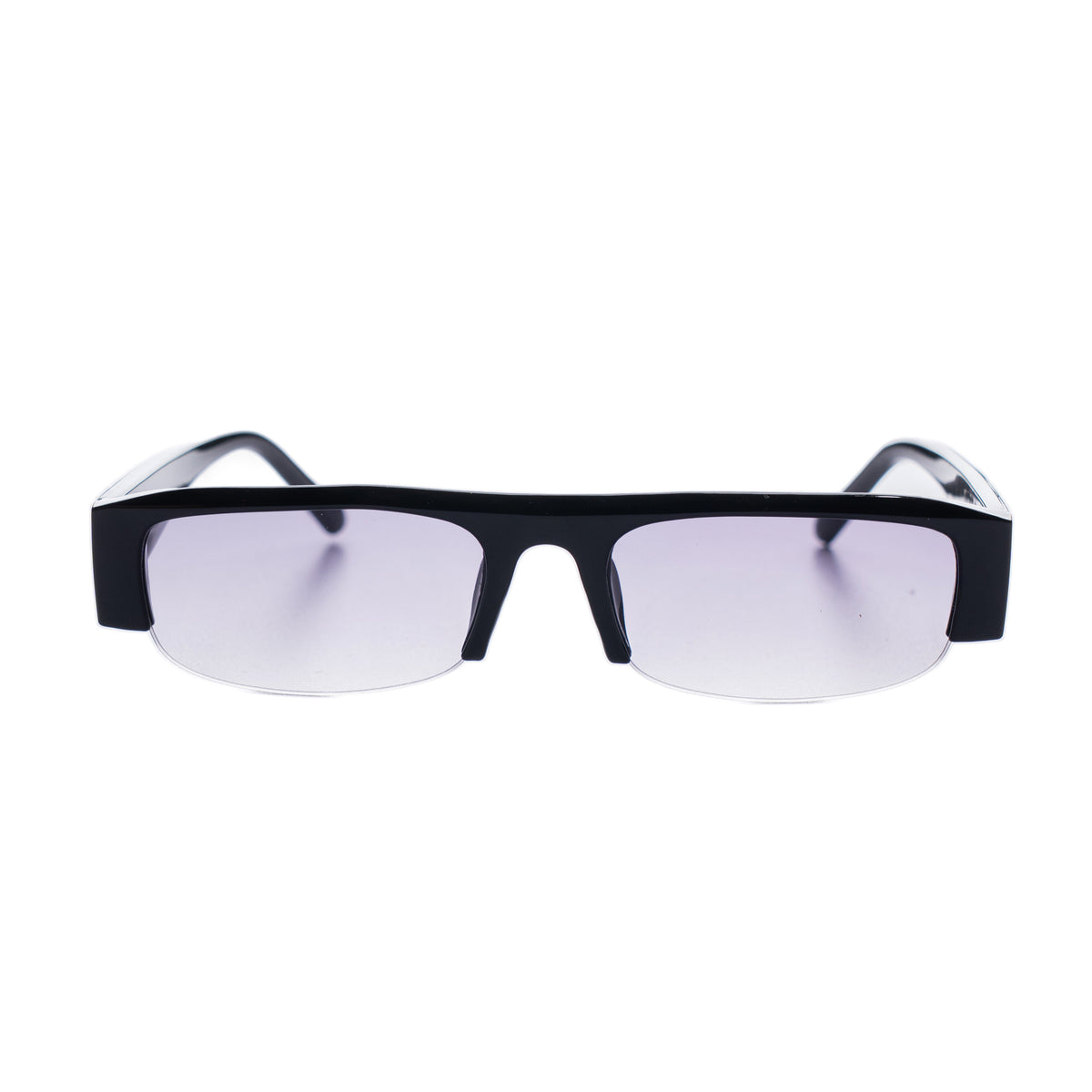 [ Nemesis ] Flat-top Y2k Sunglasses : Purple