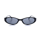 [ Nyx ] Slim 90s Oval Sunglasses : Black