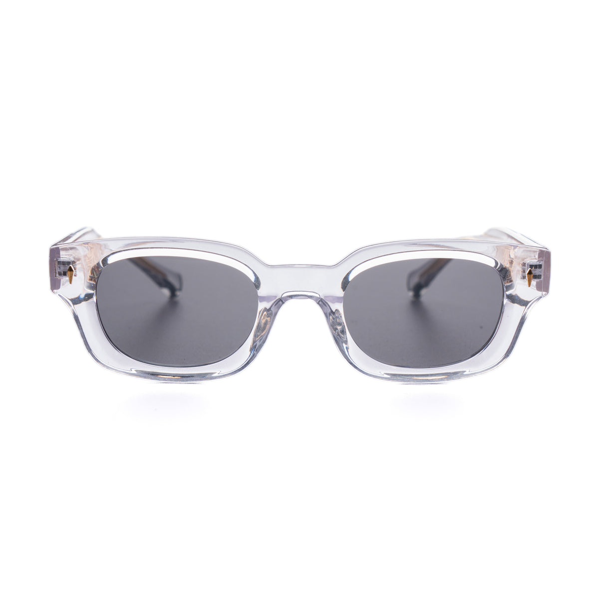 [ Atlas ] Chunky Rectangular Sunglasses : Clear