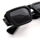 [ Brut ] Chunky Rectangular Sunglasses : Black - projectshades