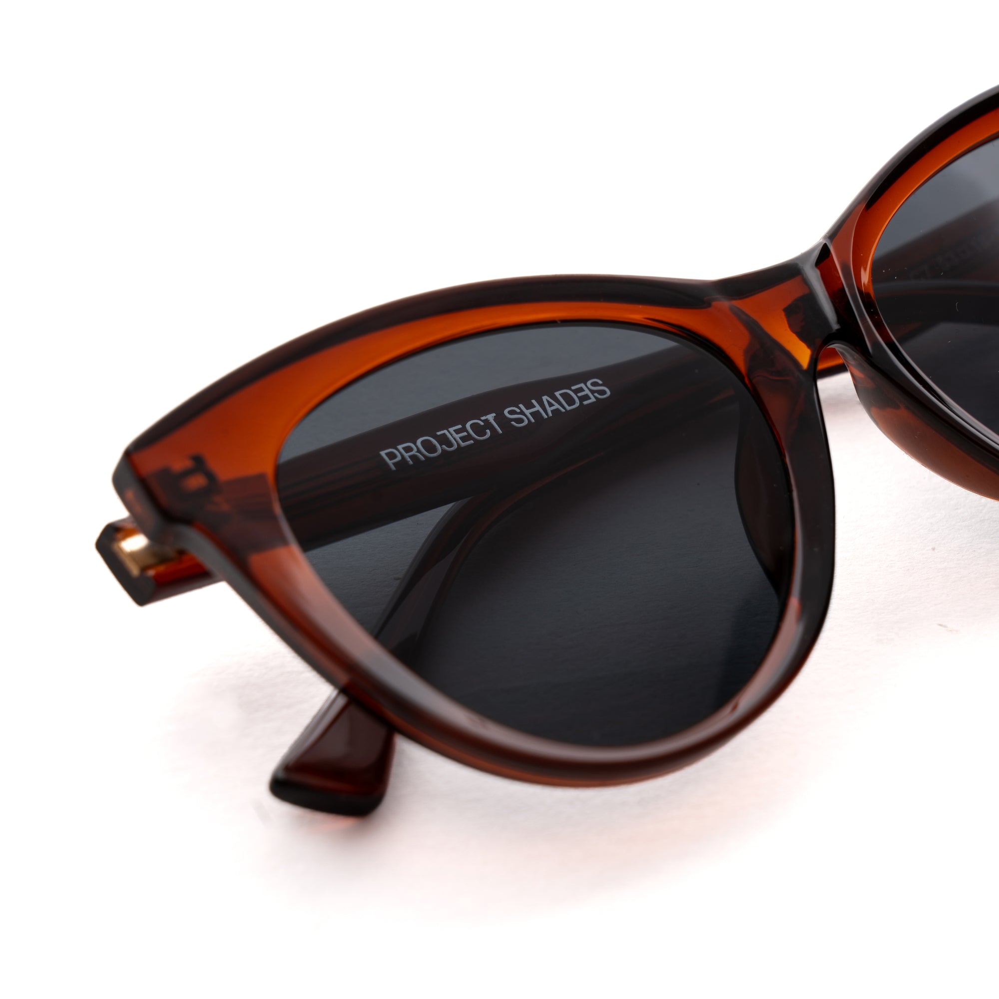 [ Luna ] Classic Cateye Sunglasses : Brown - projectshades