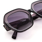 [ Blockout ] Oversized Oval Sunglasses : Purple - projectshades