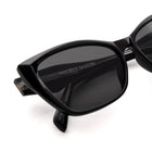 [ Sideeye ] Elevated Cateye Sunglasses : Black - projectshades