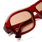 [ Ares ] Oversized High-Fashion Sunglasses : Red