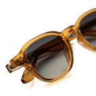 [ Icarus ] Retro Round Sunglasses : Caramel