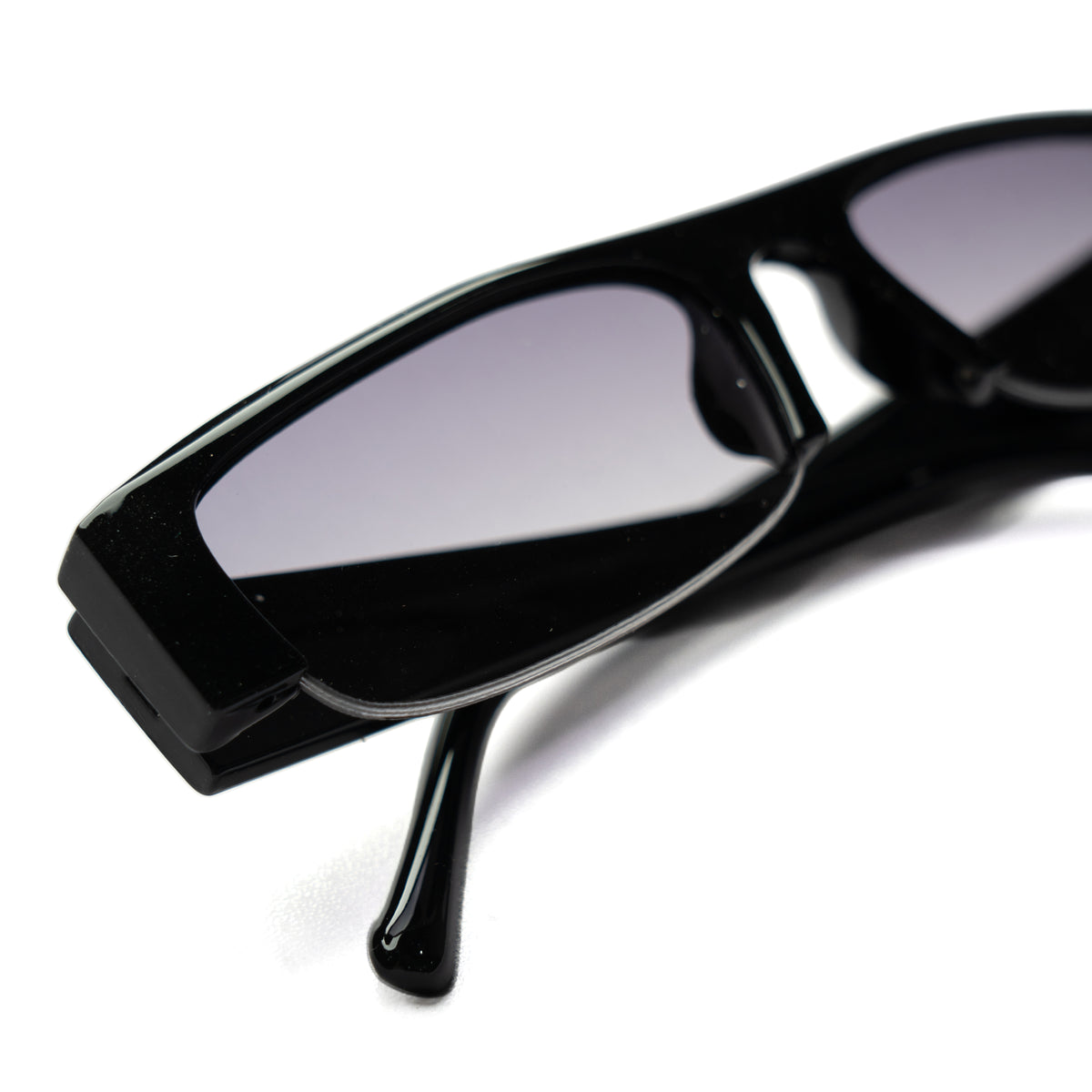 [ Nemesis ] Flat-top Y2k Sunglasses : Purple