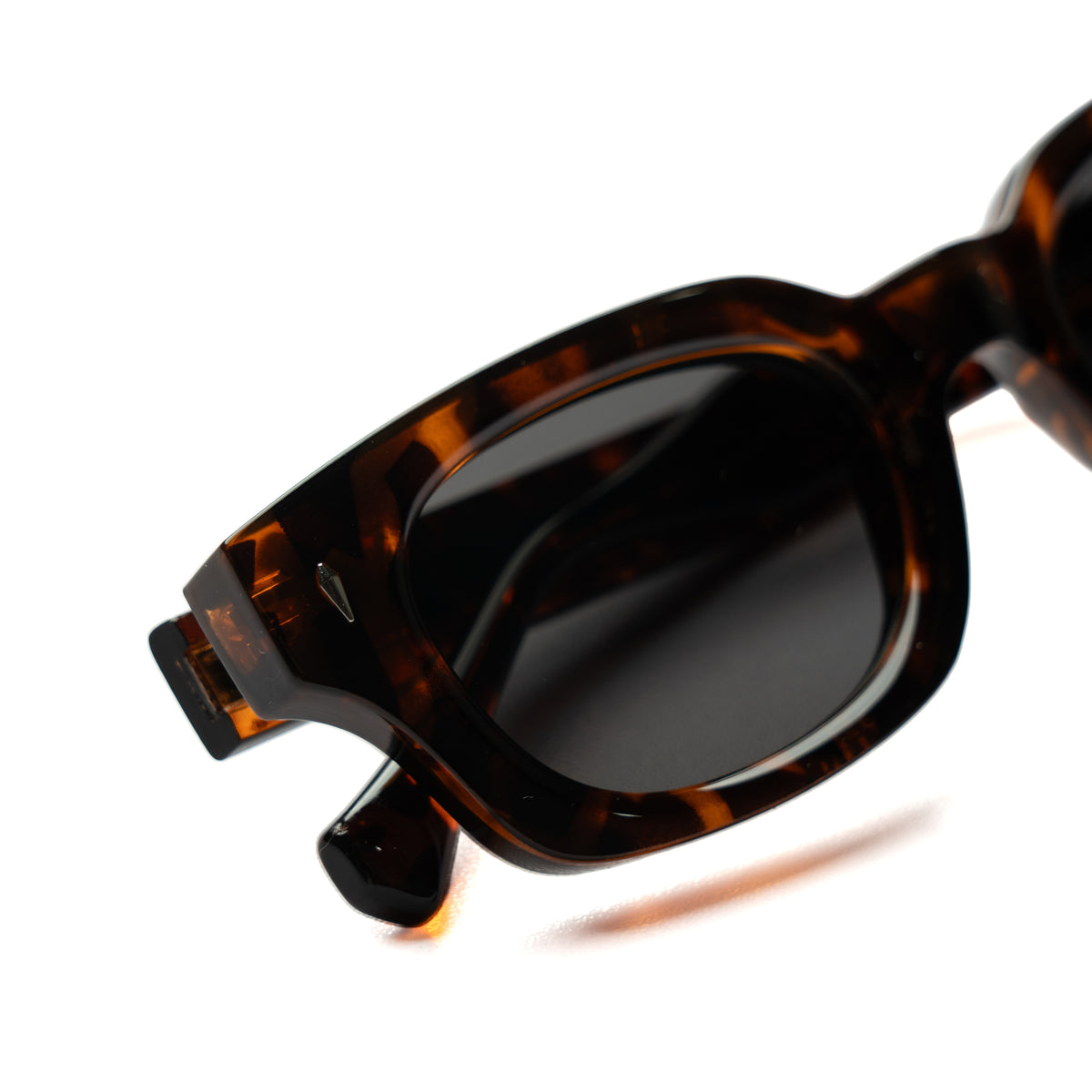 [ Atlas ] Chunky Rectangular Sunglasses : Leopard