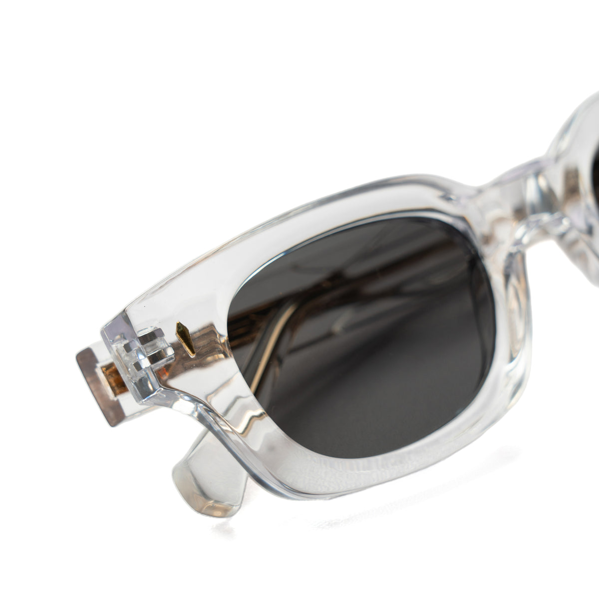 [ Atlas ] Chunky Rectangular Sunglasses : Clear
