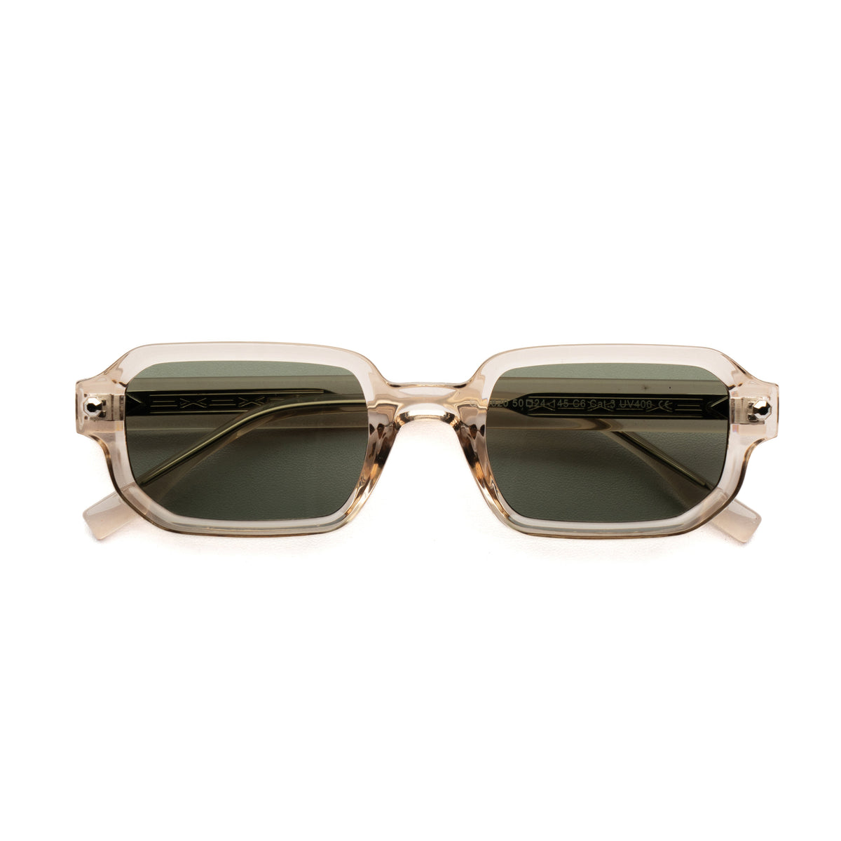 [ Prometheus ] Classic Rectangular Sunglasses : Green