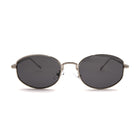 [ Horizon ] Classic Round Sunglasses : Black/Silver