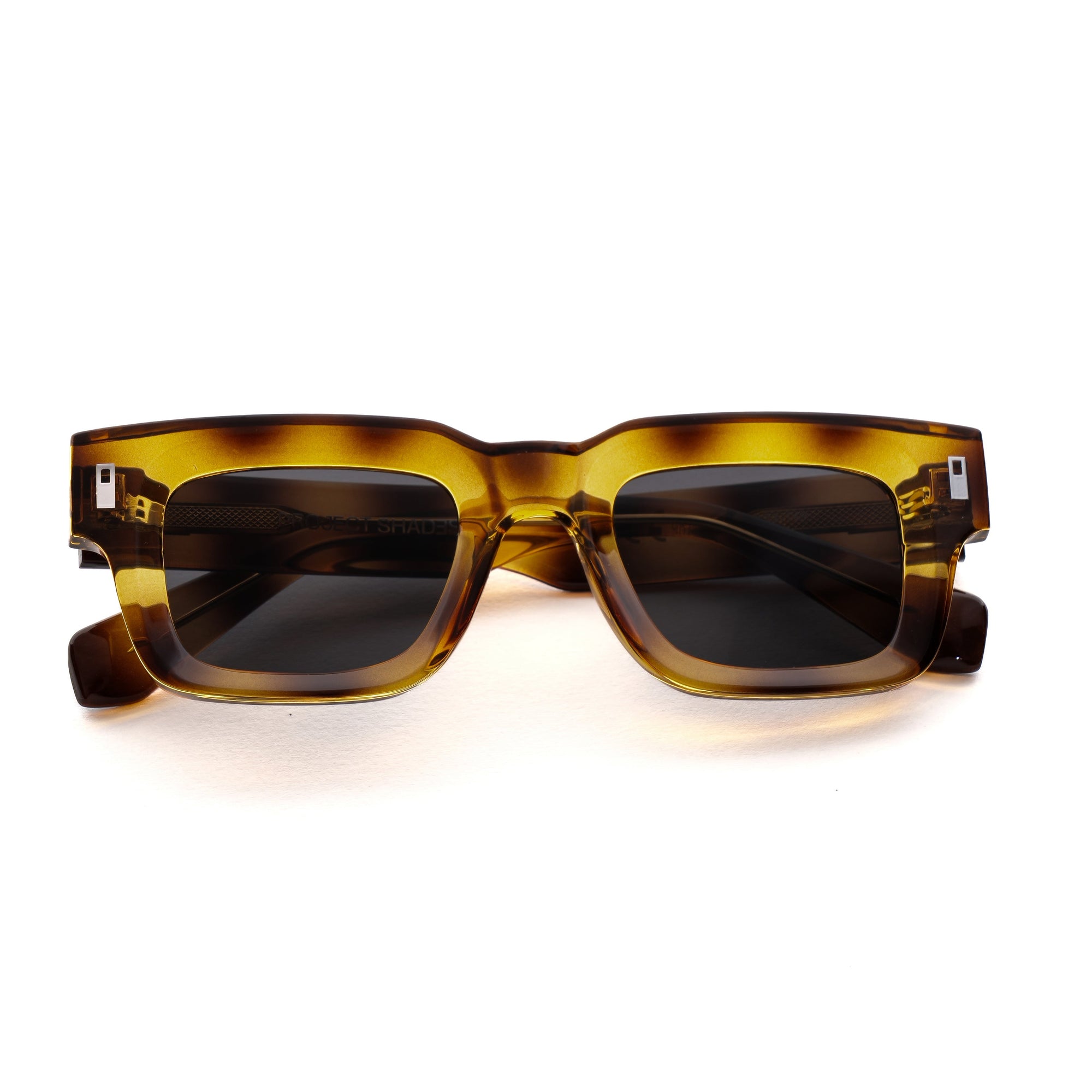 [ Anchor ] Chunky Squared Frames : Gold Tortoise - projectshades