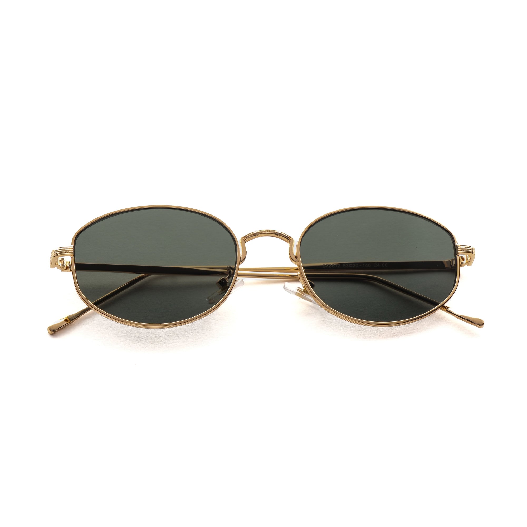 [ Horizon ] Classic Round Sunglasses : Green