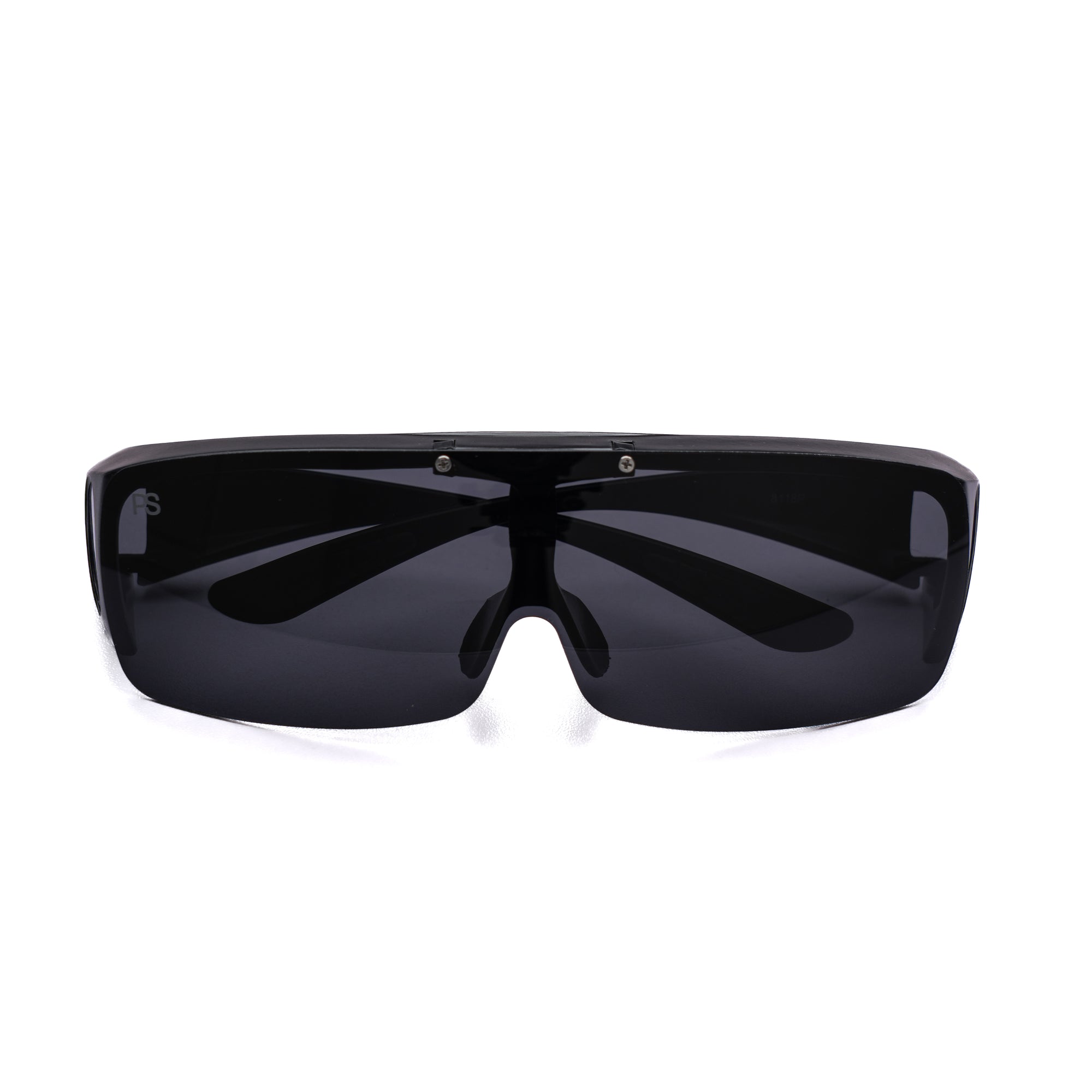 [ Mongul ] Flip-Up Polarsied Sunglasses : Black - projectshades