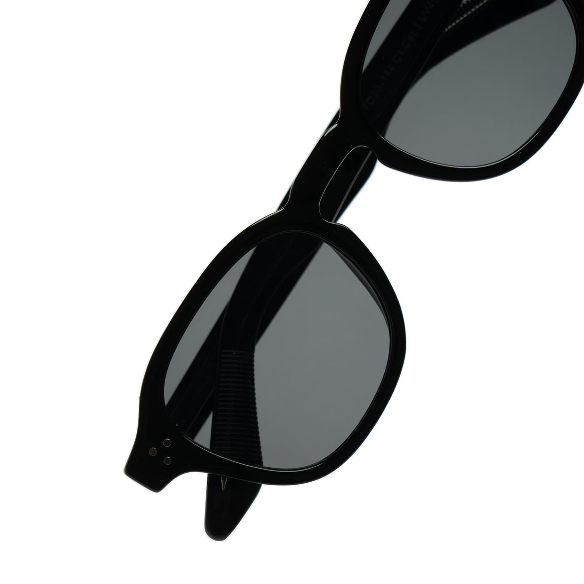 [ Icarus ] Retro Round Sunglasses : Black