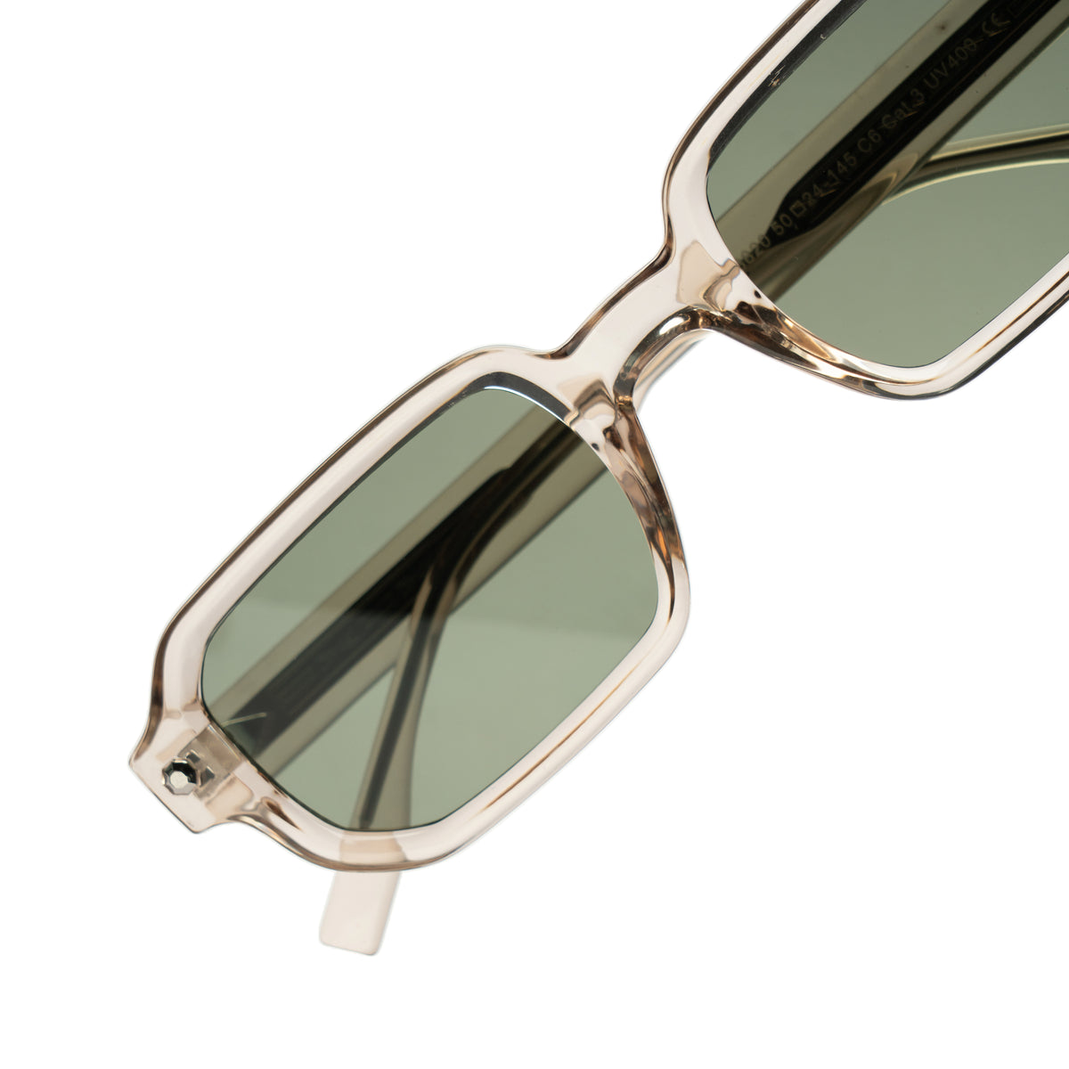 [ Prometheus ] Classic Rectangular Sunglasses : Green