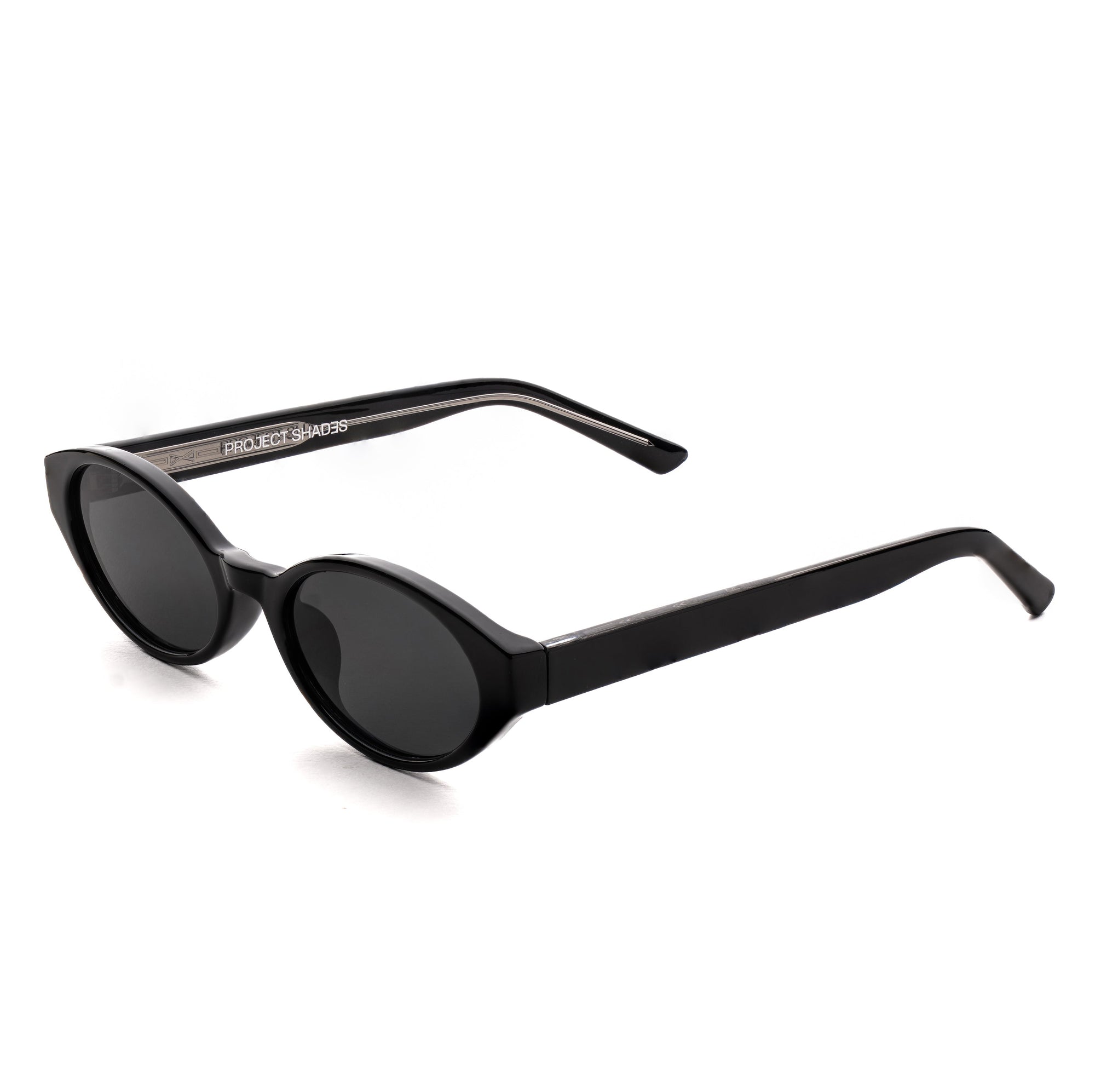 [ Contour ] Sleek Cutline Sunglasses : Black - projectshades