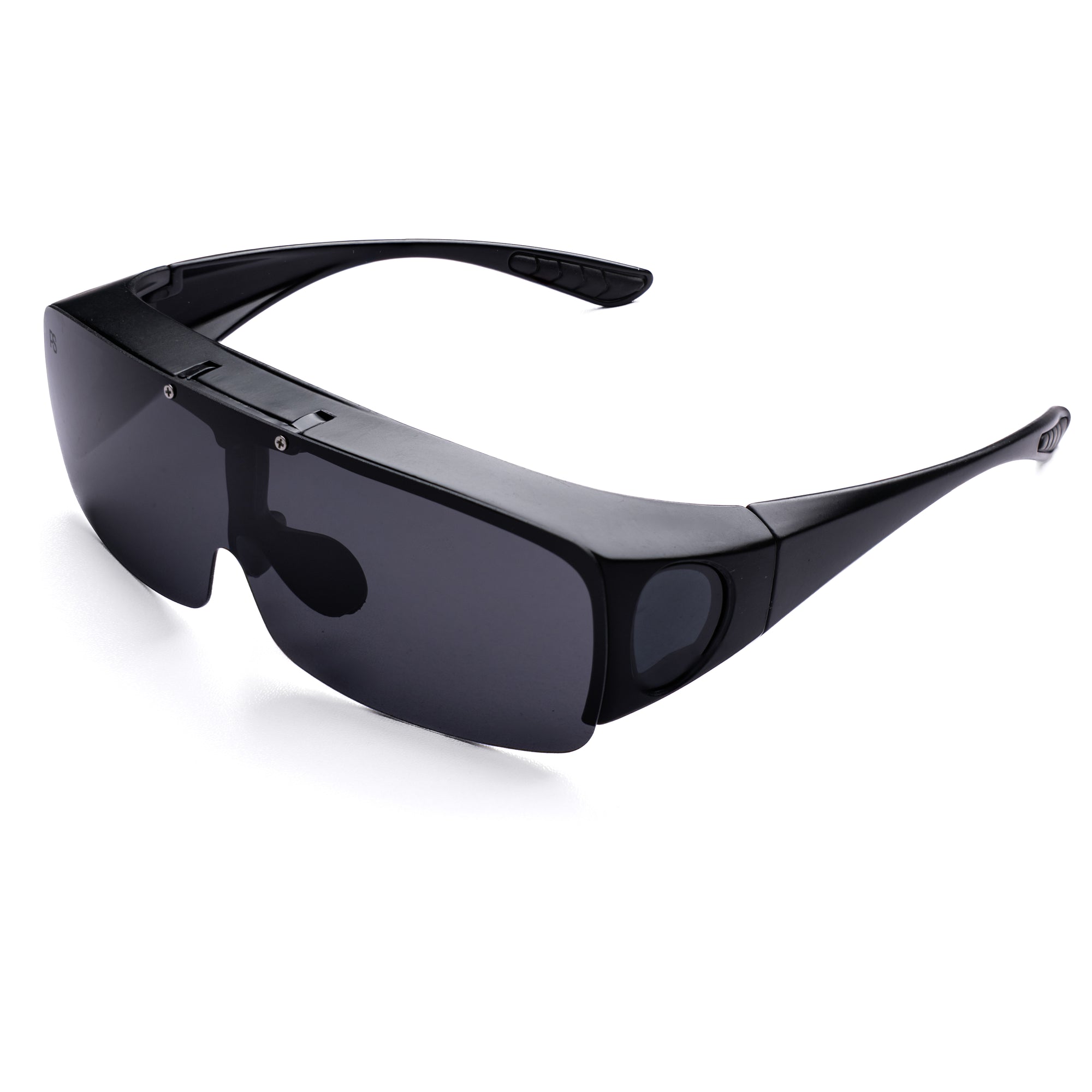 [ Mongul ] Flip-Up Polarsied Sunglasses : Black - projectshades