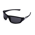 [ Drax ] Polarsied Sports Sunglasses : Black - projectshades