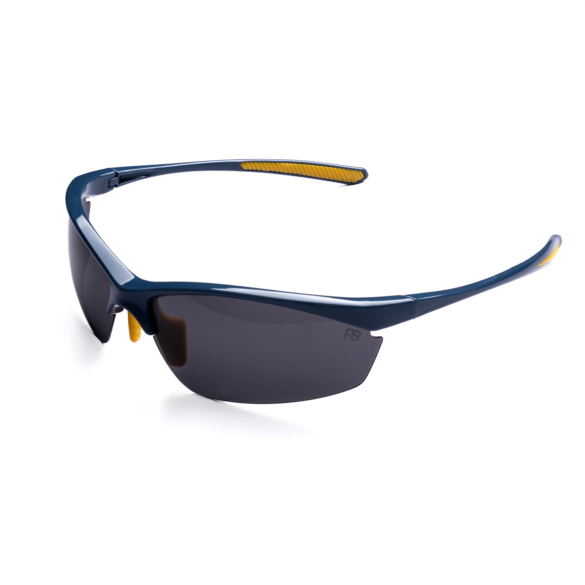 [ Lex ] Polarised Sports Sunglasses : Black/Blue - projectshades
