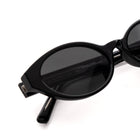 [ Contour ] Sleek Cutline Sunglasses : Black - projectshades