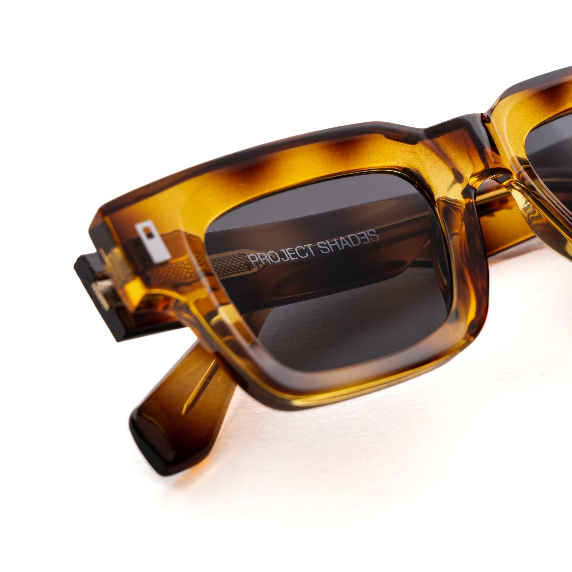 [ Anchor ] Chunky Squared Frames : Gold Tortoise - projectshades