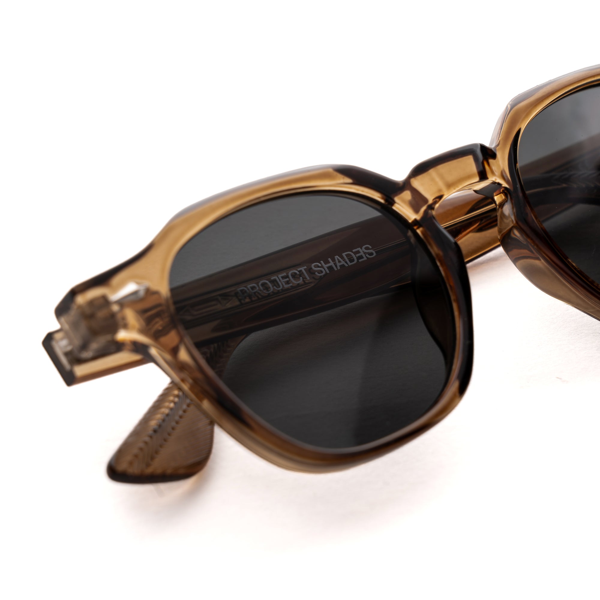 [ Sterling ] Luxe Round Sunglasses - Brown - projectshades