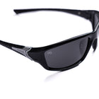 [ Drax ] Polarsied Sports Sunglasses : Black - projectshades