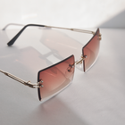 [ Athena ] Vintage Rimless Sunglasses - projectshades