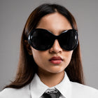 [ Griffin ] Oval Oversized Sunglasses