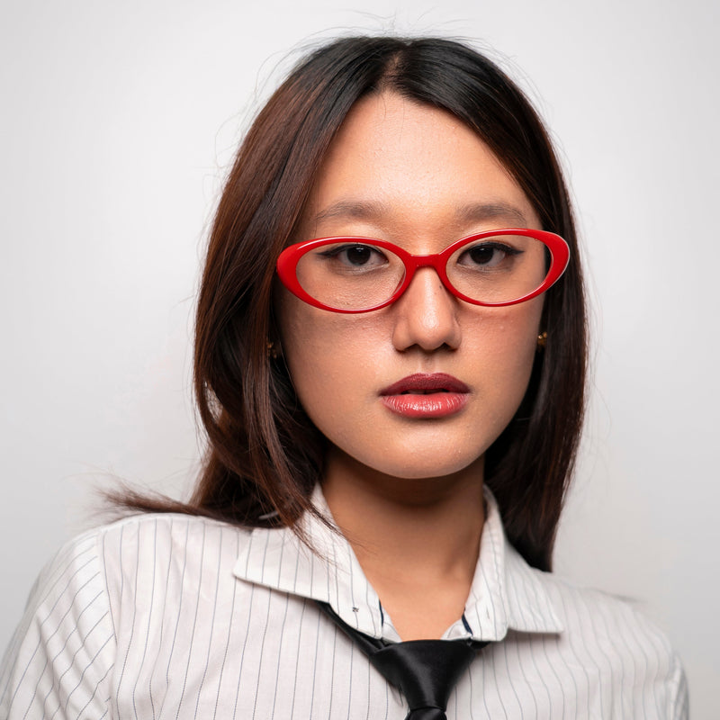 [ Hadid ] Vintage Oval Glasses