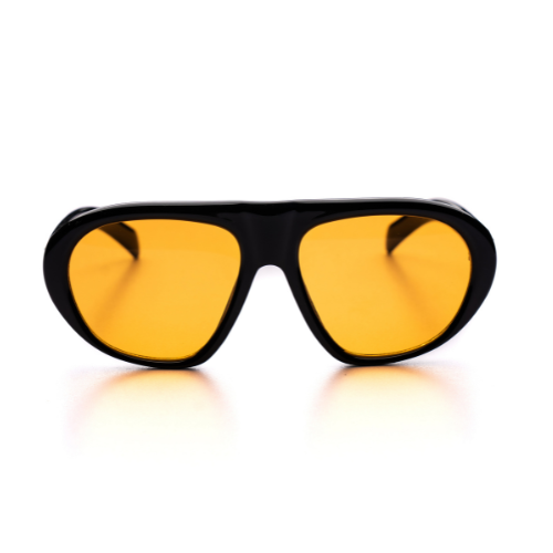 [ Toronto ] Oversized Y2k Sunglasses : Orange - projectshades