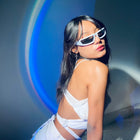 [ Trinity ] Wraparound y2k Sunglasses - projectshades