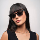 [ Offduty ] Classic Rectangular Sunglasses : Black - projectshades