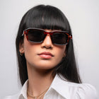 [ Hermes ] Everyday Rectangular Sunglasses : Brown - projectshades
