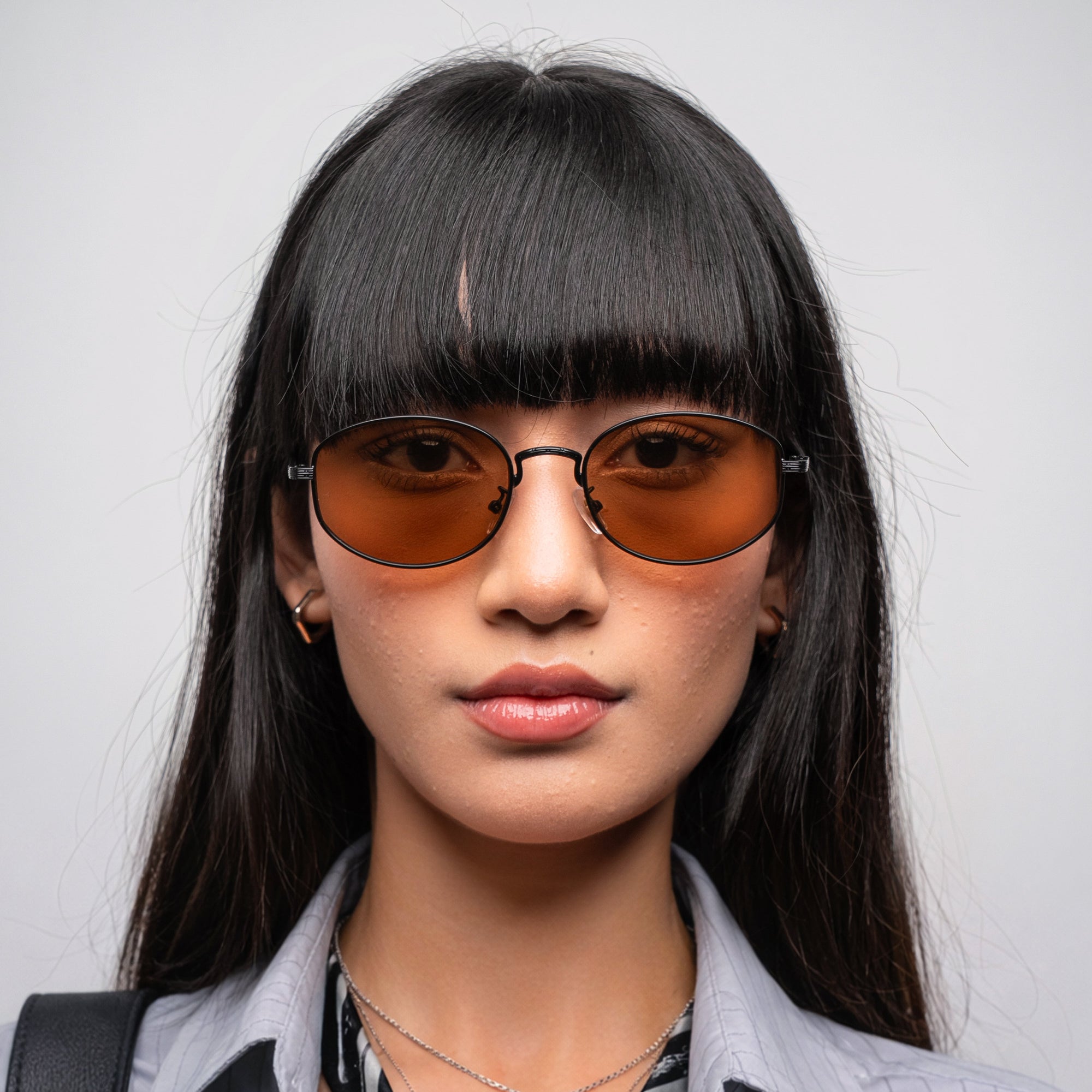 [ Horizon ] Classic Round Sunglasses : Brown - projectshades