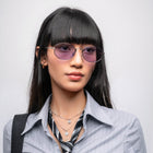 [ Horizon ] Classic Round Sunglasses : Purple - projectshades