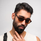 [ Depp ] Premium Unisex Sunglasses : Brown Ombre - projectshades