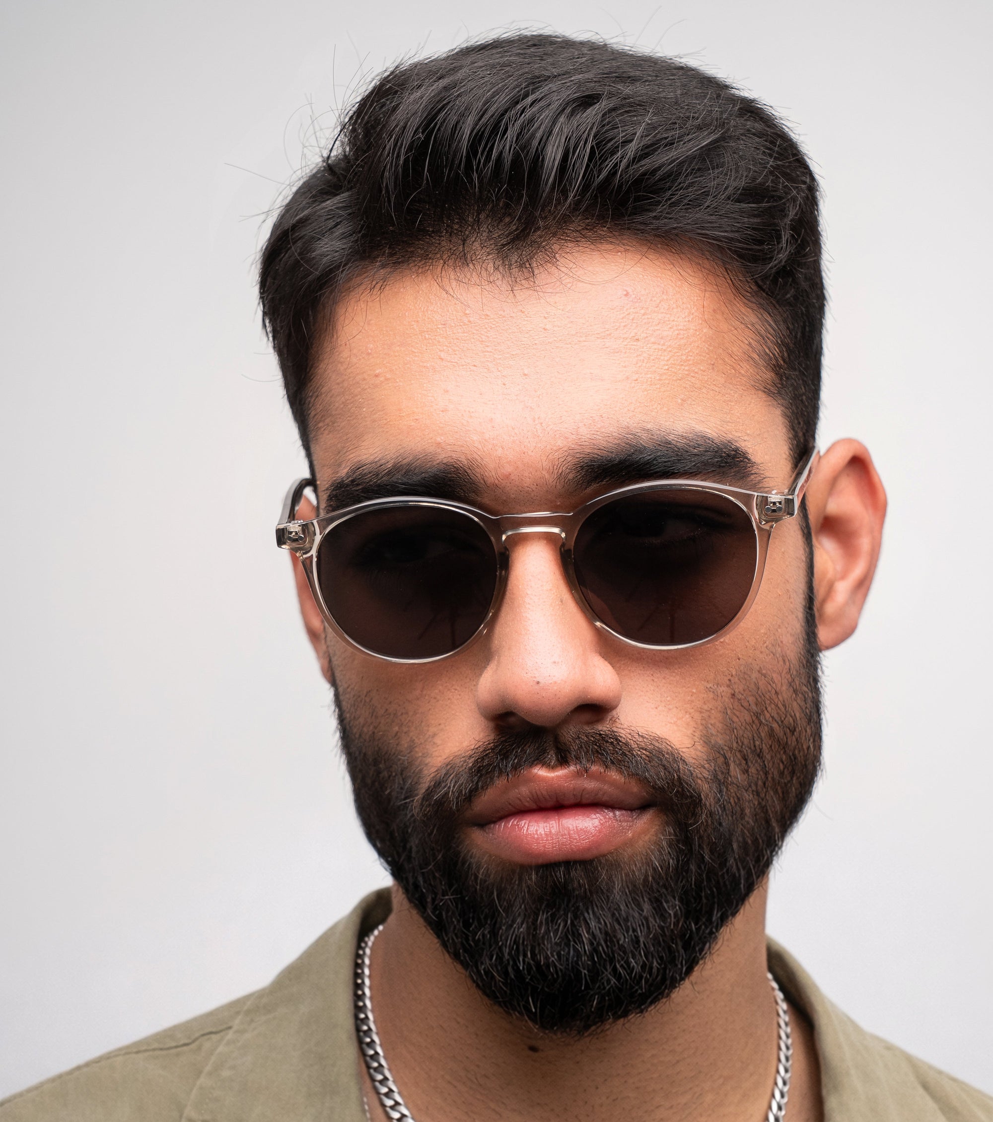 [ Roundabout ] Everyday Round Sunglasses : Champagne - projectshades