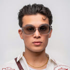 [ Forme ] Classic Round Sunglasses : Gray - projectshades