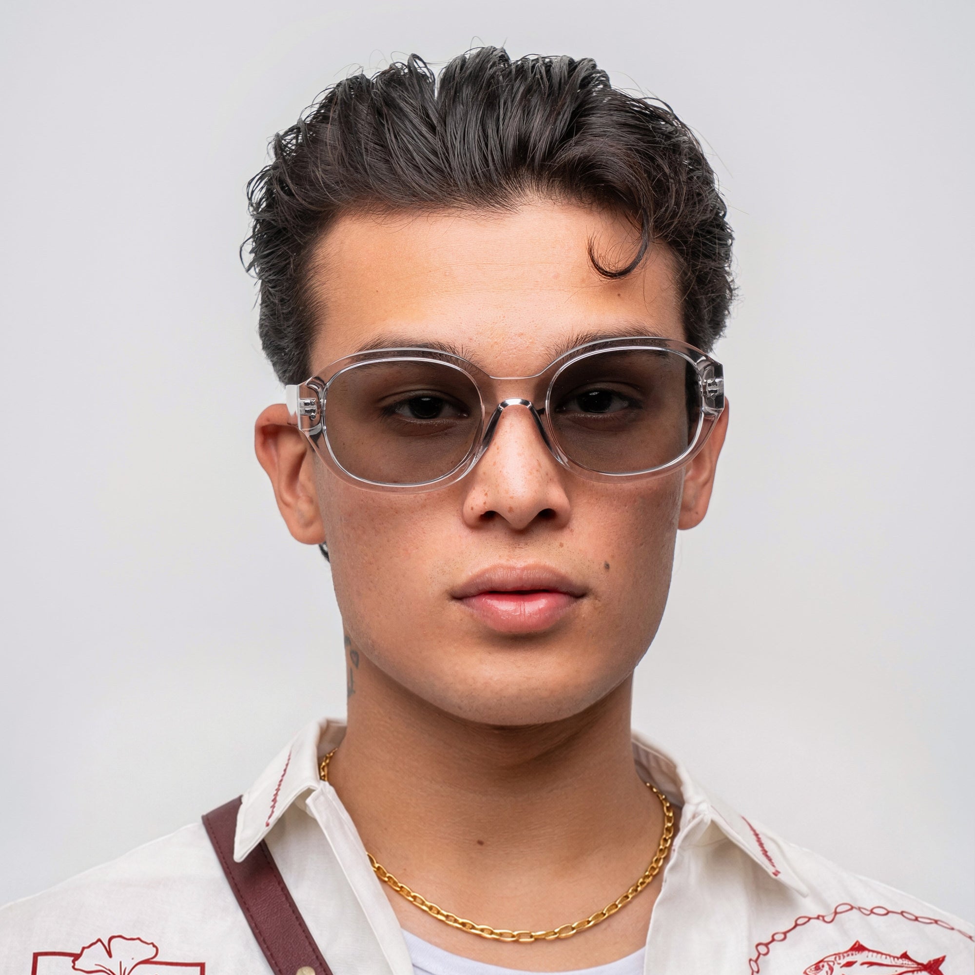 [ Forme ] Classic Round Sunglasses : Gray - projectshades