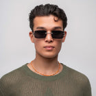 [ Serendipity 2.0 ] Holiday Rimless Sunglasses : Black - projectshades