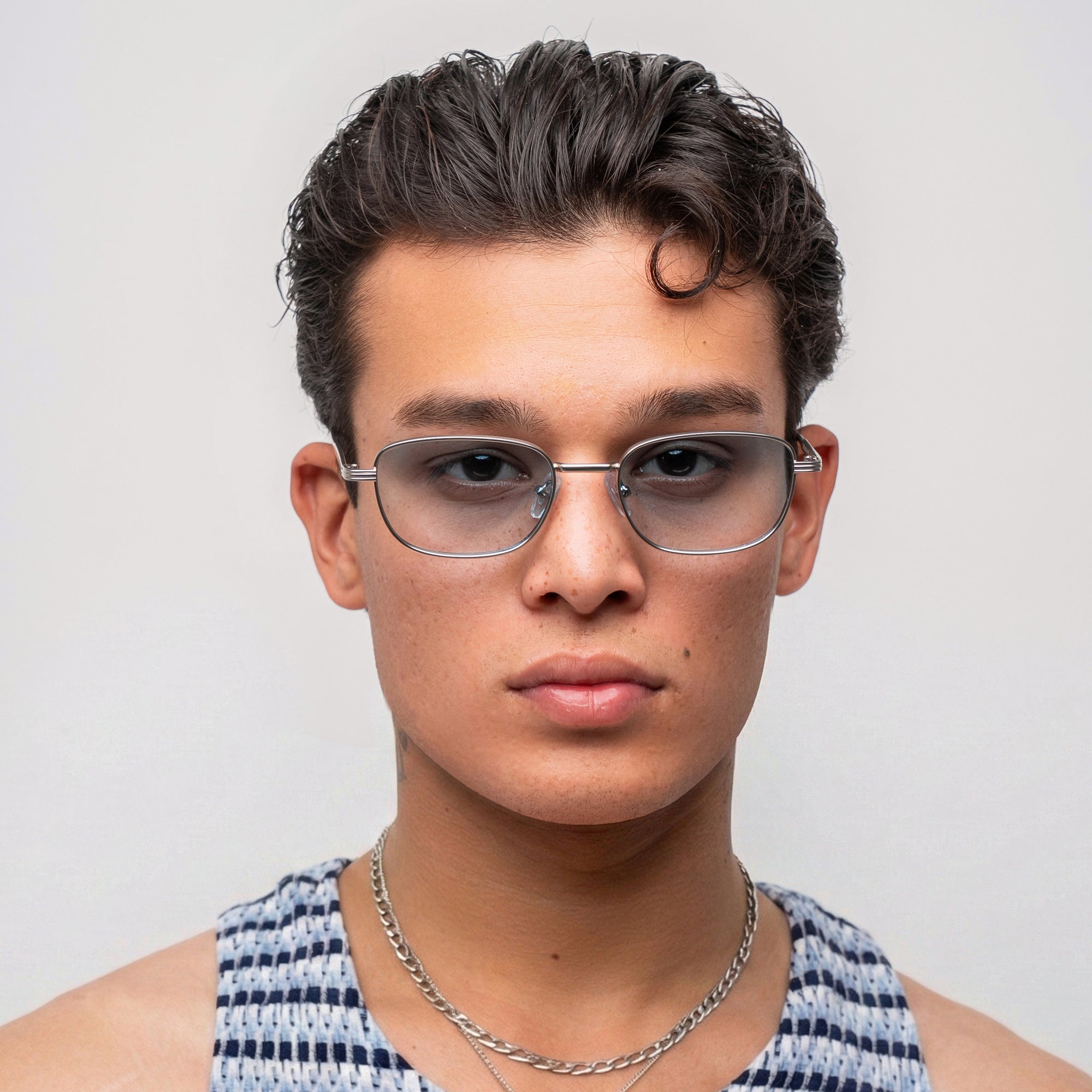 [ Riptide ] Compact Squared Sunglasses : Blue - projectshades