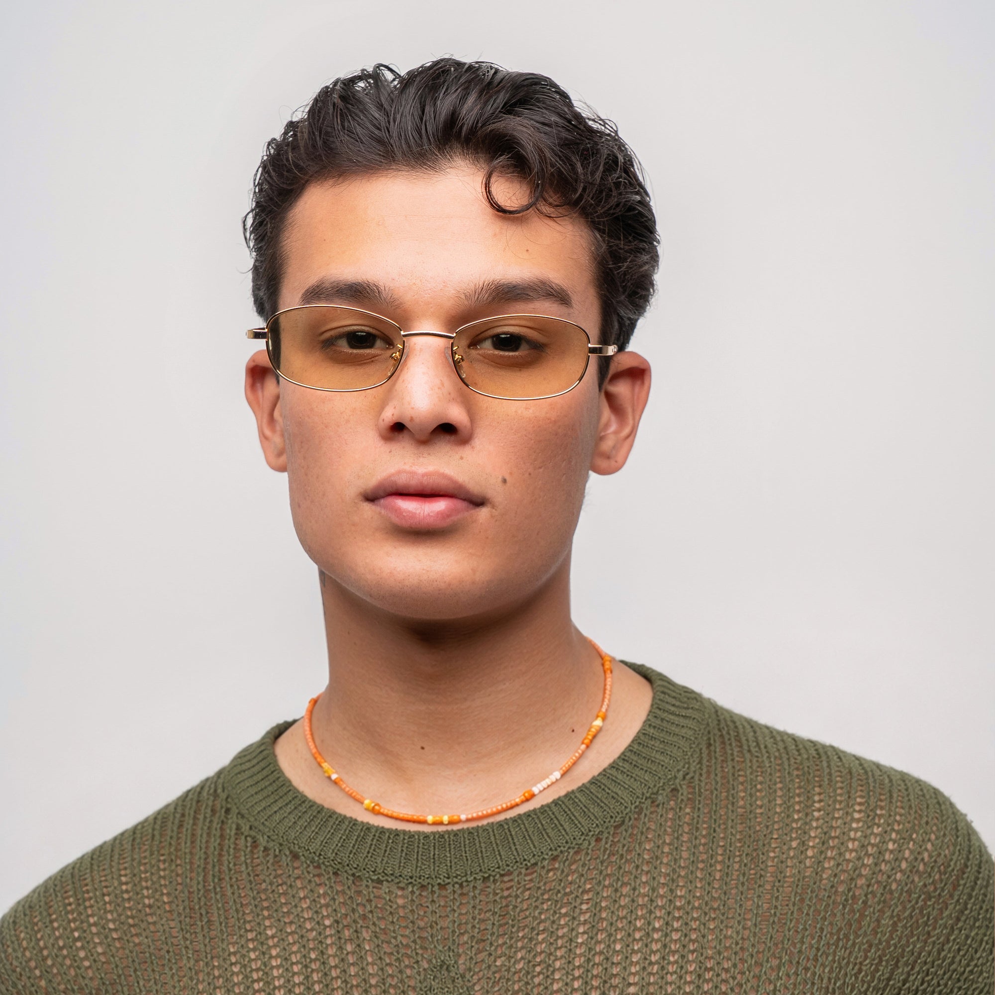 [ Lagoon ] Rectangular Unisex Sunglasses : Green - projectshades