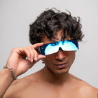 [ Mongul ] Flip-Up Polarsied Sunglasses : Blue - projectshades