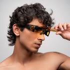 [ Mongul ] Flip-Up Polarsied Sunglasses : Yellow - projectshades