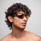 [ Drax ] Polarsied Sports Sunglasses : Red - projectshades