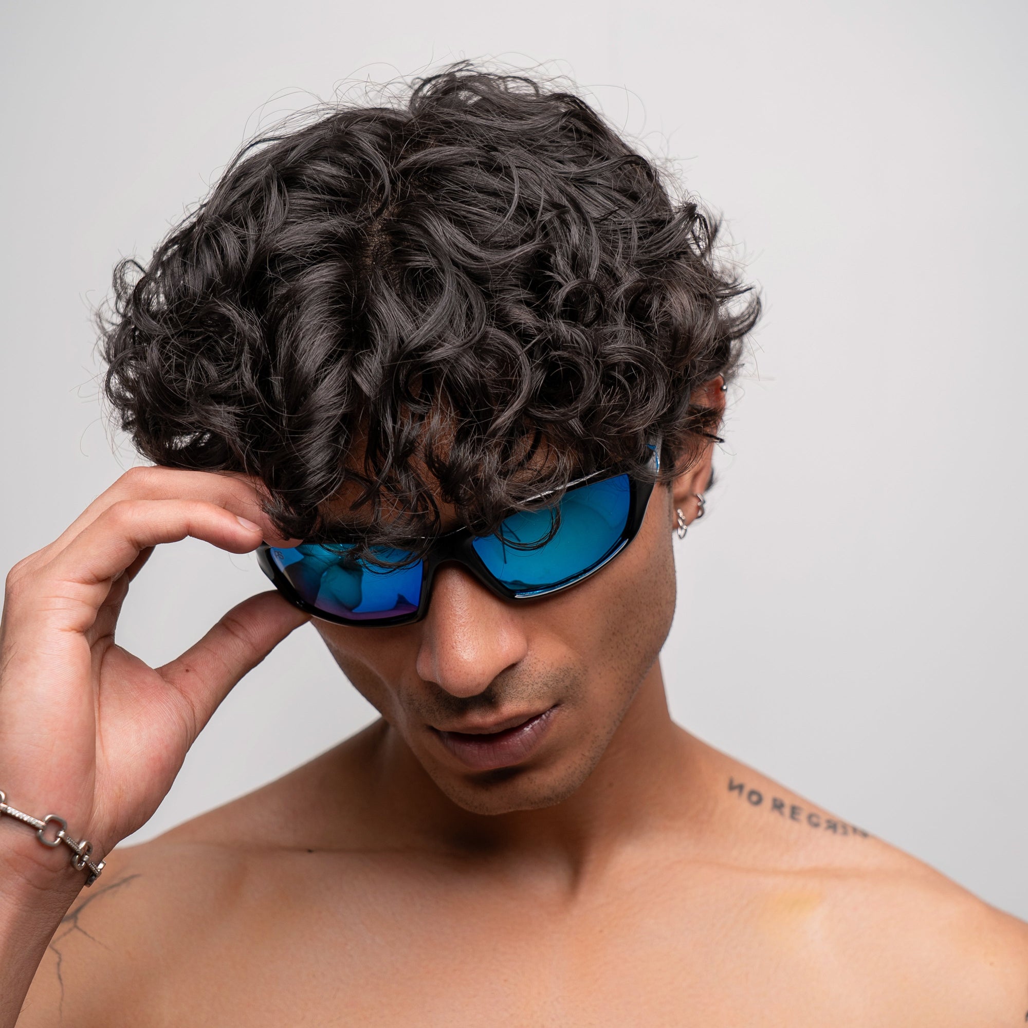 [ Drax ] Polarsied Sports Sunglasses : Blue - projectshades